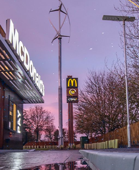 أول فرع لمطعم ماكدونالدز خال من الكربون