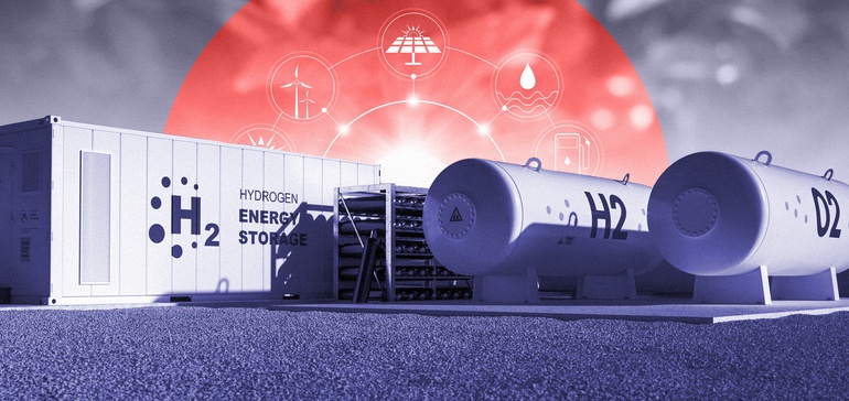 خزانات طاقة - الهيدروجين