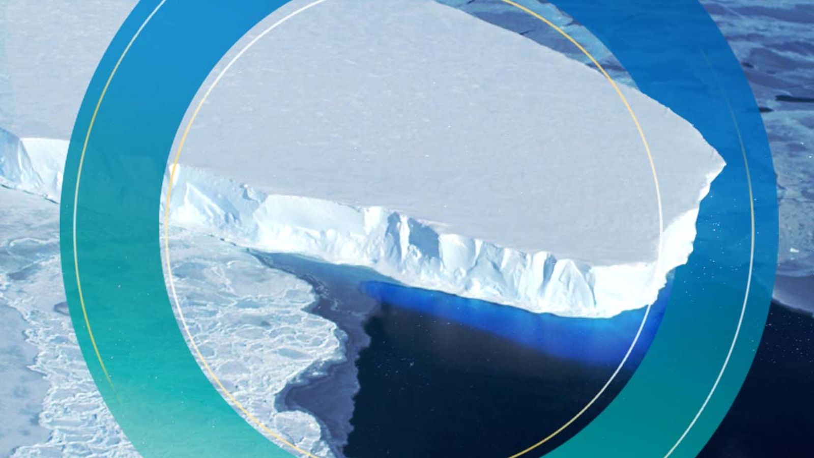 نهر ثويتس الجليدي في القارة القطبية الجنوبية