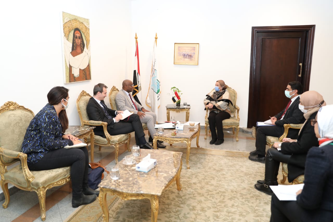 وزيرة البيئة تلتقي رئيس الوكالة الفرنسية للتنمية بأفريقيا