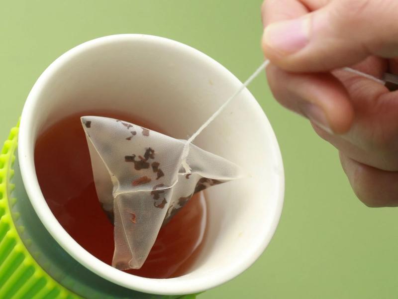 أكياس الشاي فيها نسبة بلاستيك