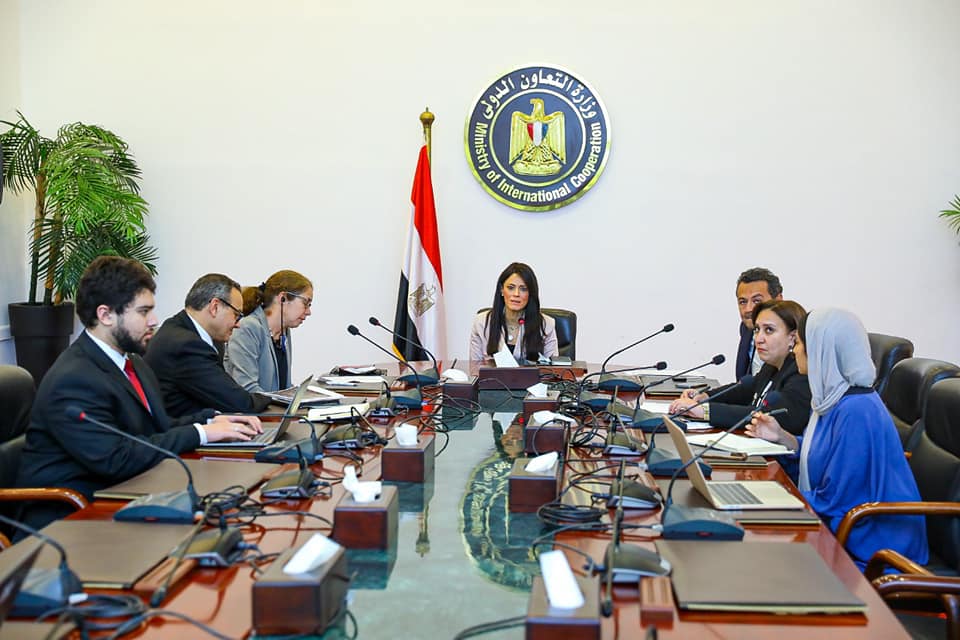 اجتماع وزيرة التعاون الدولي وممثلي البنك الدولي
