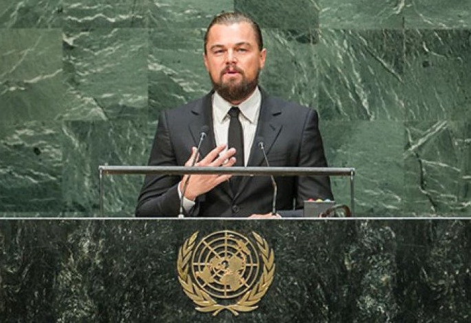 ليوناردو ديكابريو في الأمم المتحدة
