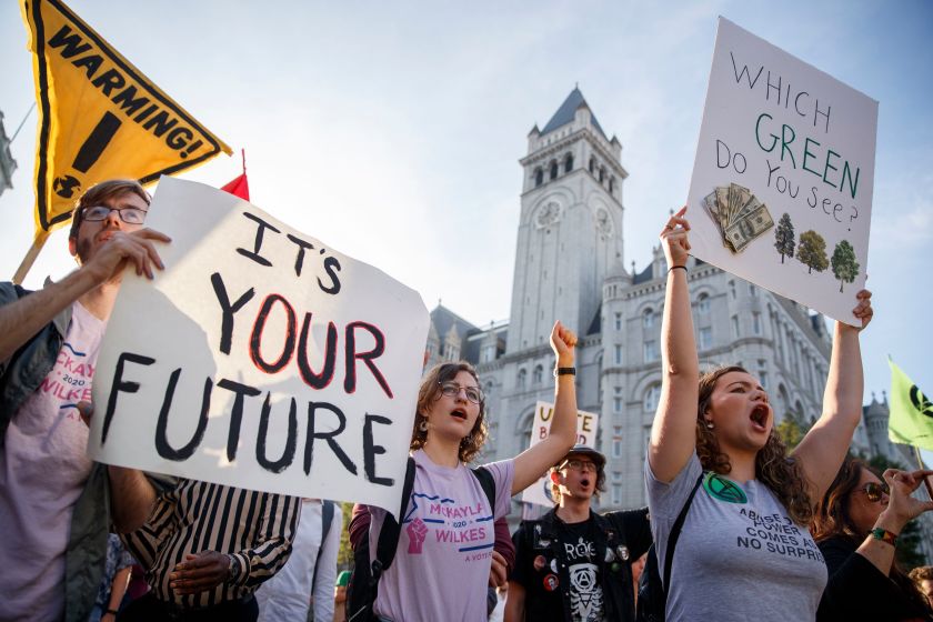 نشطاء المناخ