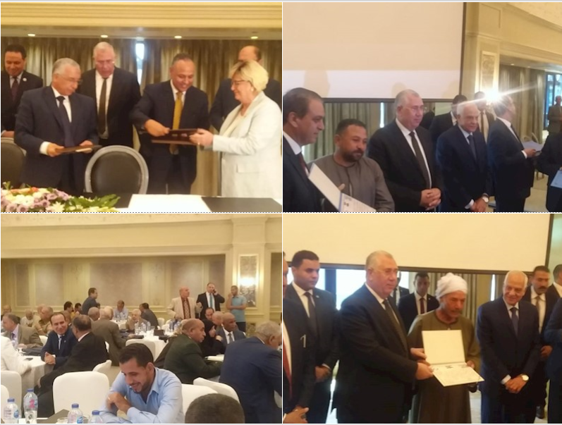 تكريم منتجى القمح