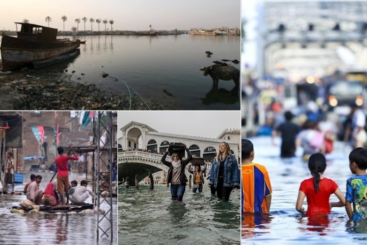 المدن المهددة بالغرق