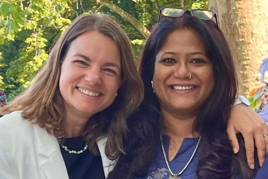 Elise Buckle and Mamta Borgoyary
