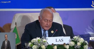 أحمد أبو الغيط أمين عام جامعة الدول العربية،