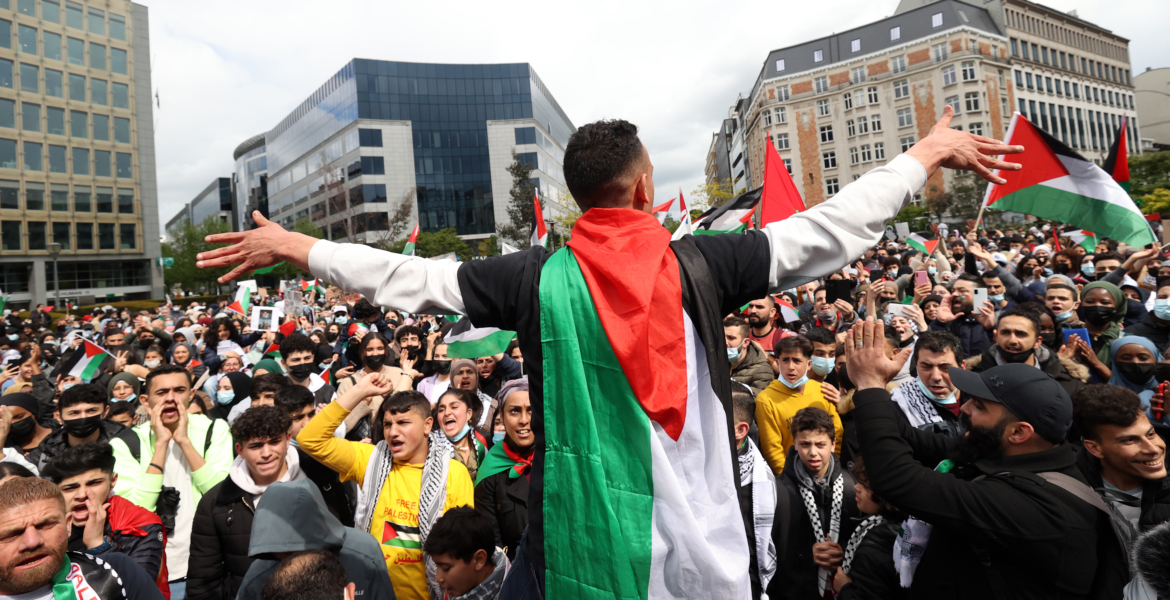 مظاهرات ضد العدوان الإسرائيلي في غزة