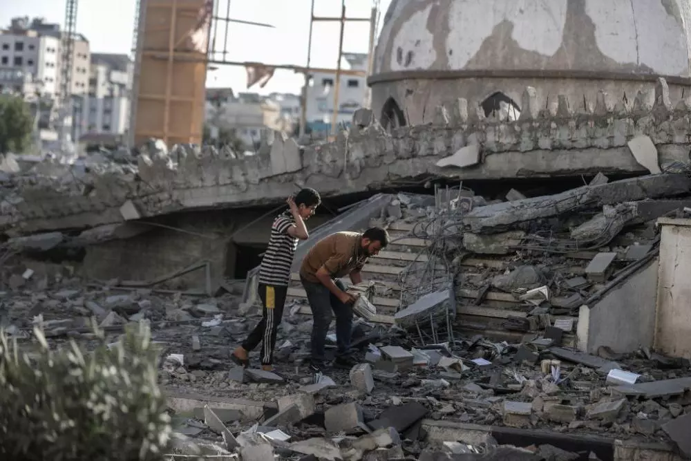 أسفر العدوان الإسرائيلي على غزة عن تدمير واسع بالبنية التحتية للقطاع المحاصر