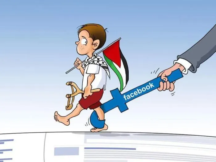 القضية الفلسطينية ومحاصرة المحتوى المؤيد للحق العربي