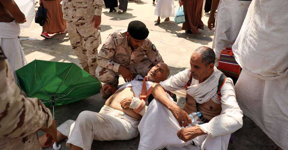 تأثير الحرارة على كبار السن من الحجاج