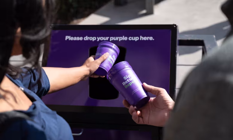 مبادرة الأكواب القابلة لإعادة الاستخدام في الأول من أغسطس وستستمر حتى نوفمبر