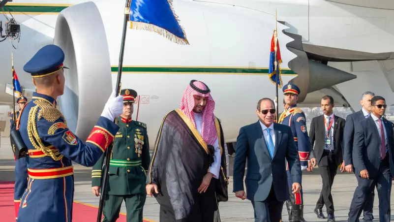 الرئيس السيسي يستقبل ولي العهد السعودي
