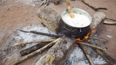 الطهي باستخدام الحطب