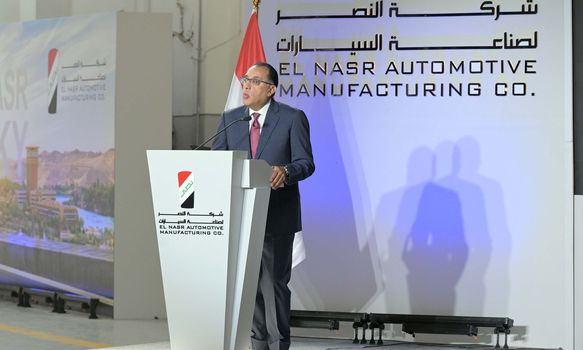 رئيس الوزراء في حفل عودة إنتاج شركة النصر للسيارات
