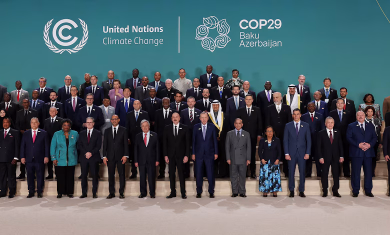 قادة الدول في مؤتمر المناخ cop29