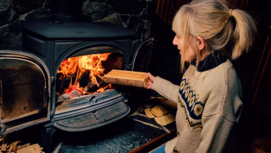 التلوث الناجم عن مواقد الحطب