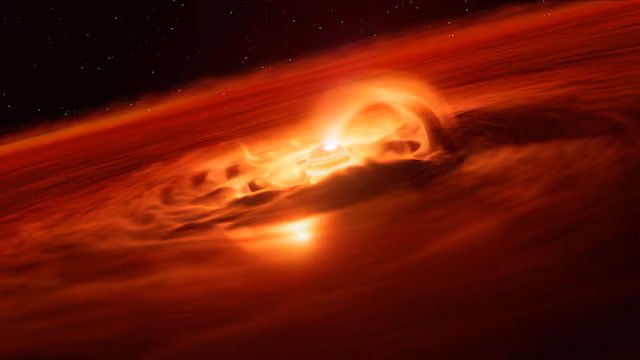 كوكب شارد Cha 1107-7626 يبتلع الغبار والغاز المحيط به في المجرة