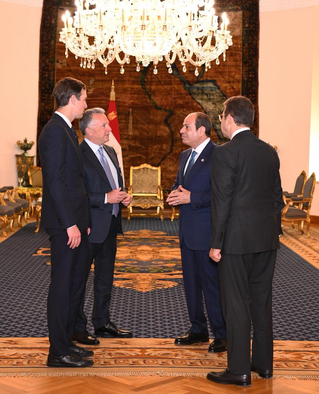 الرئيس السيسي يستقبل مبعوث ومستشار الرئيس الأمريكي