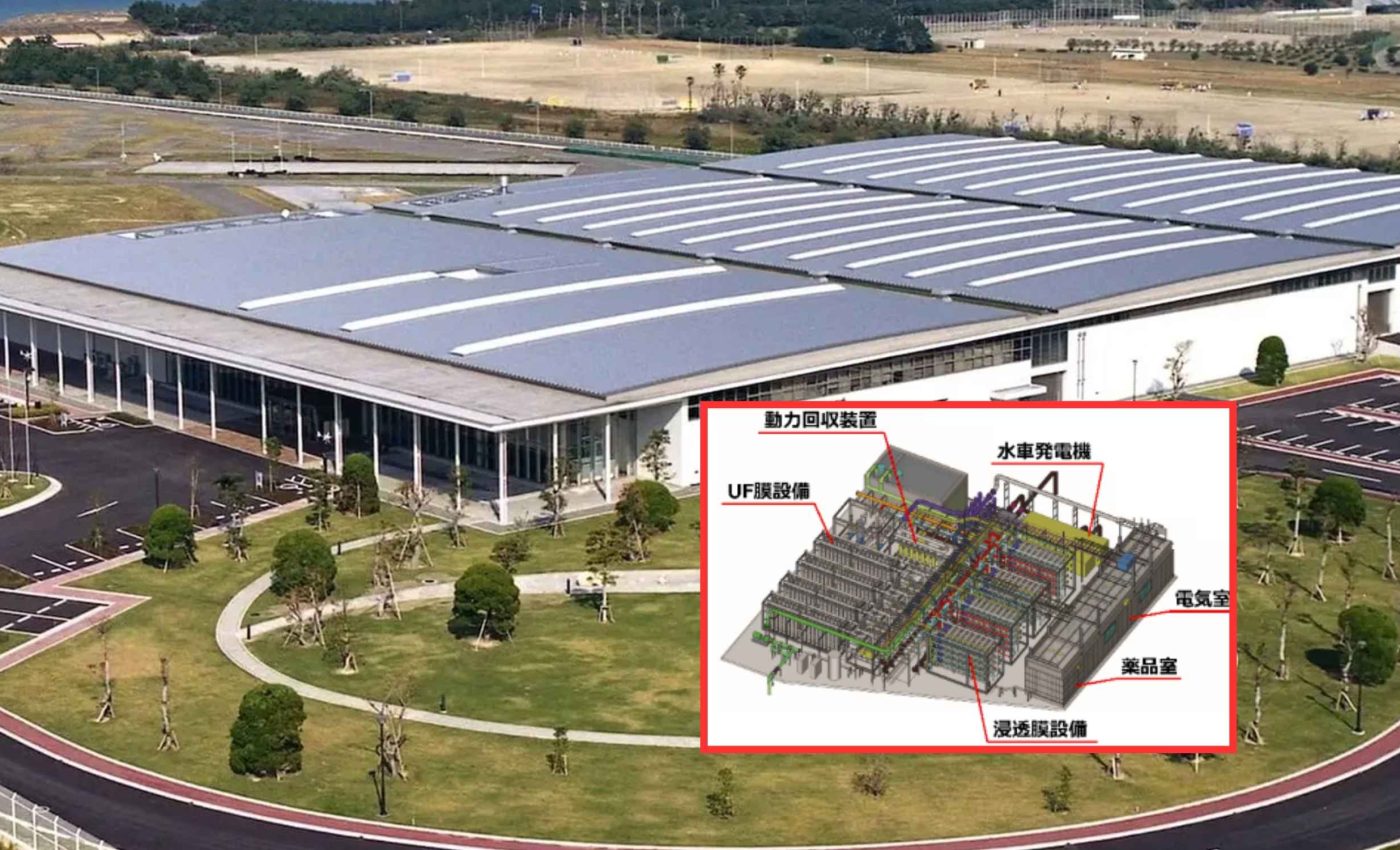 محطة الطاقة الأسموزية في فوكوكا ومضخات تحلية مياه البحر