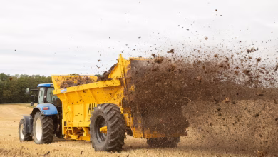 عينة تربة تُظهر بقايا عضوية ومؤشرات على وجود ملوثات كيميائية دقيقة