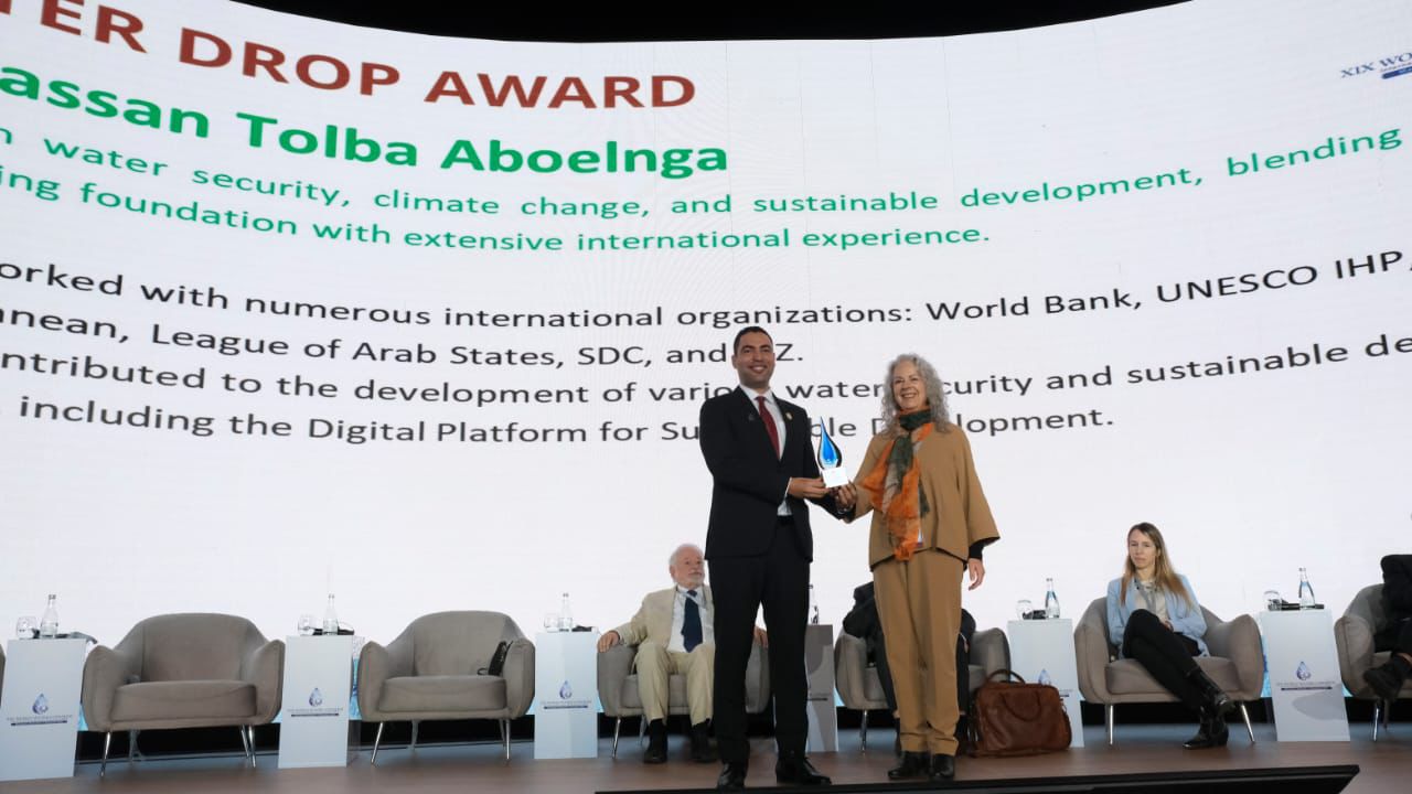 حسن أبوالنجا يدعو إلى نموذج عالمي جديد لإدارة المياه