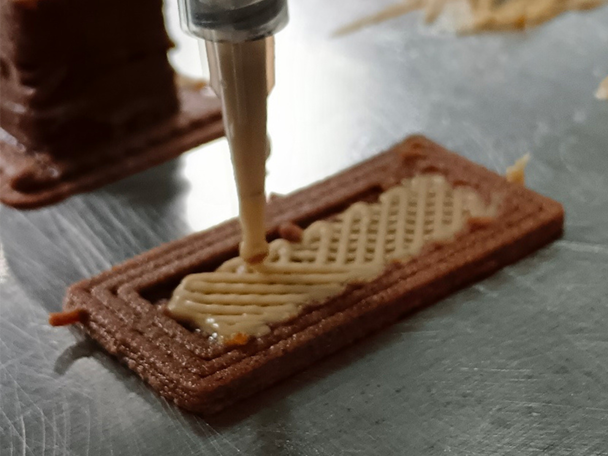 وجبات خفيفة مطبوعة ثلاثية الأبعاد