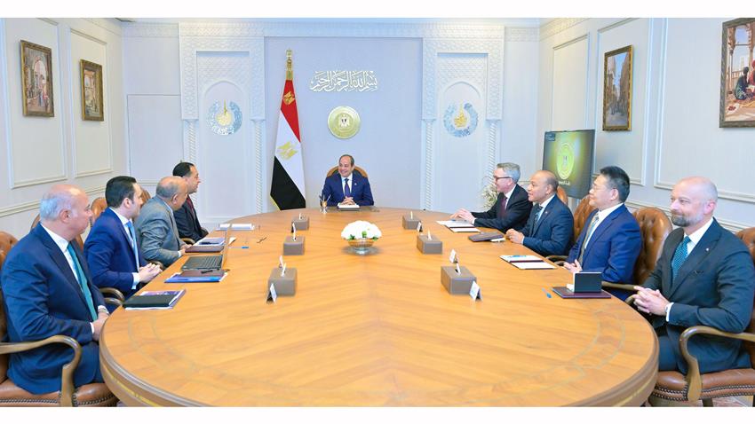 السيسي يستقبل قيادات سكاتك وإنفجين لبحث توسيع استثمارات الطاقة المتجددة وتوطين التكنولوجي