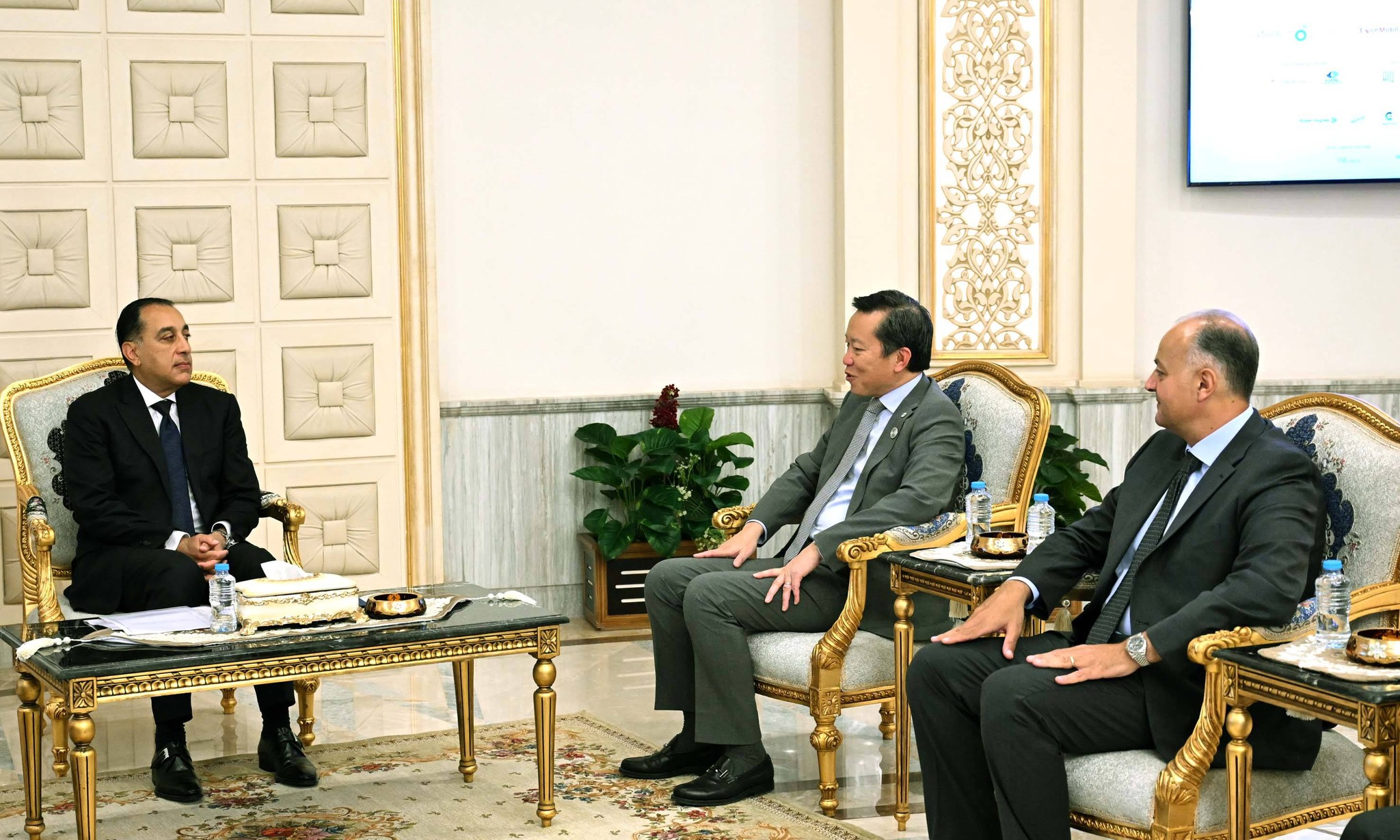 رئيس الوزراء يلتقي نائب الرئيس التنفيذي للغاز والطاقة منخفضة الكربون بشركة بي بي البريطانية