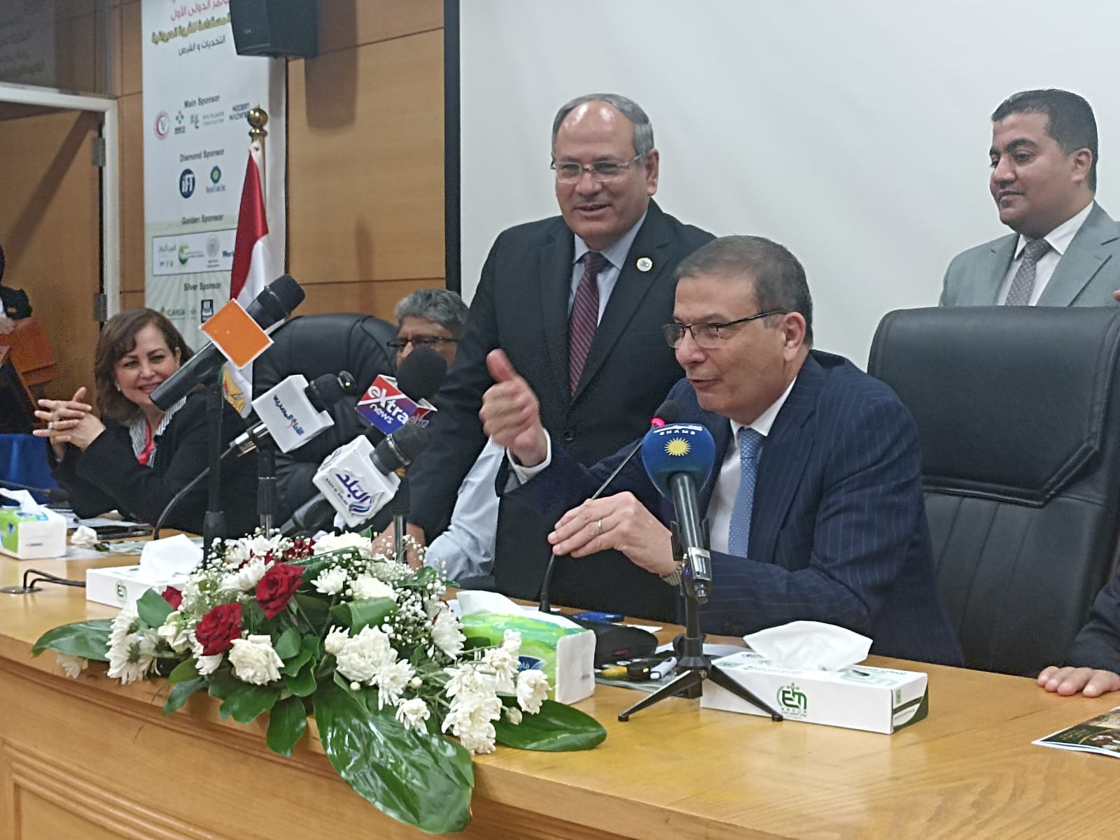 وزير الزراعة يفتتح المؤتمر الدولي الأول للتنمية المستدامة للثروة الحيوانية والداجنة والسمكية