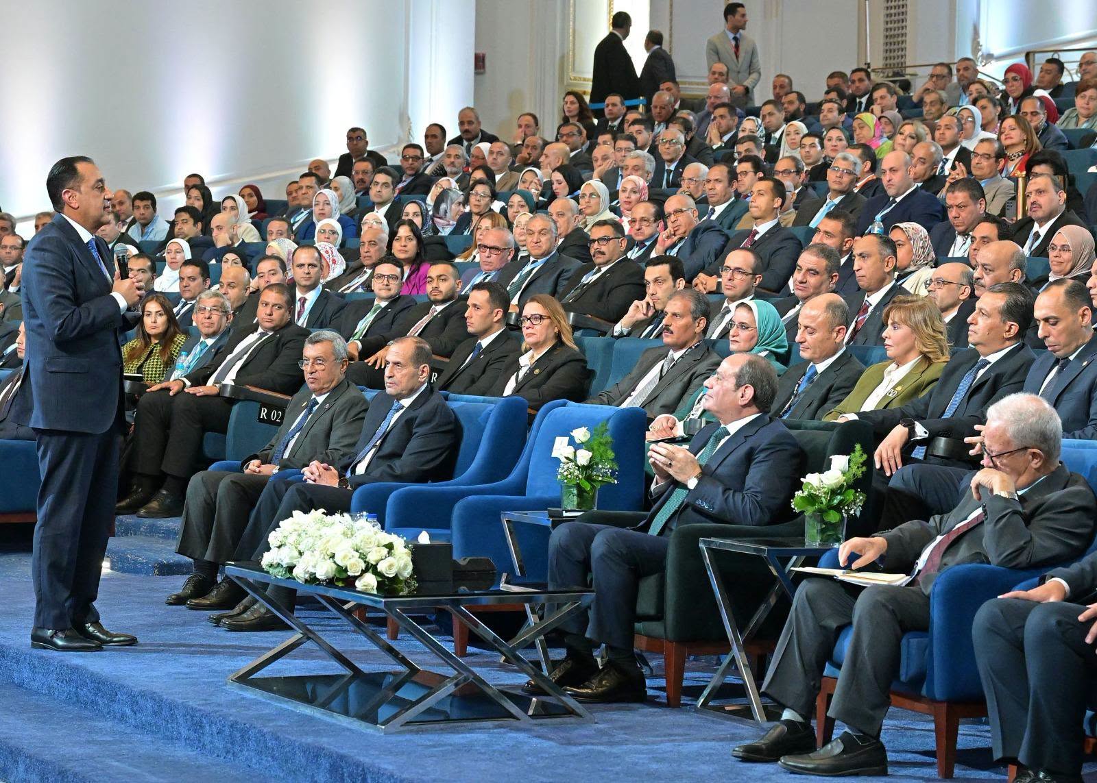 رئيس الوزراء مصطفى مدبولي خلال جلسة «مسيرة الطاقة المصرية: إنجازات وطنية وآفاق المستقبل» بمنتدى مصر 2026،